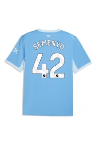 Manchester City Antoine Semenyo #42 Jalkapallovaatteet Kotipaita 2026-27 Lyhythihainen